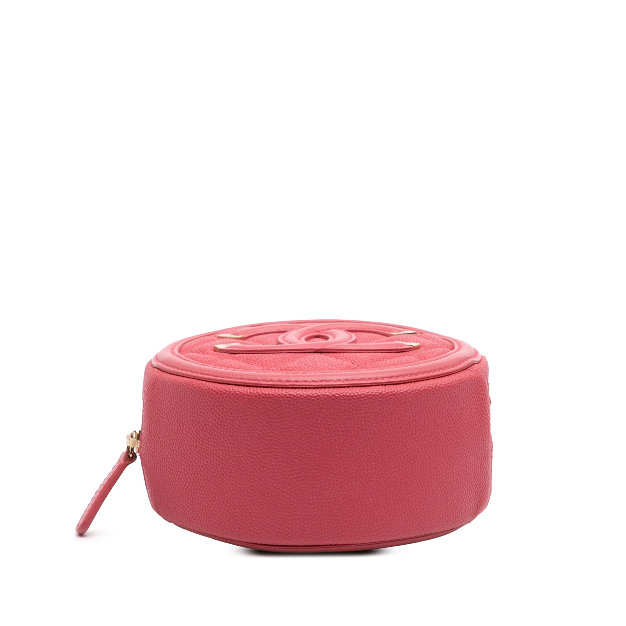 Caviar CC Filigree Round Crossbody