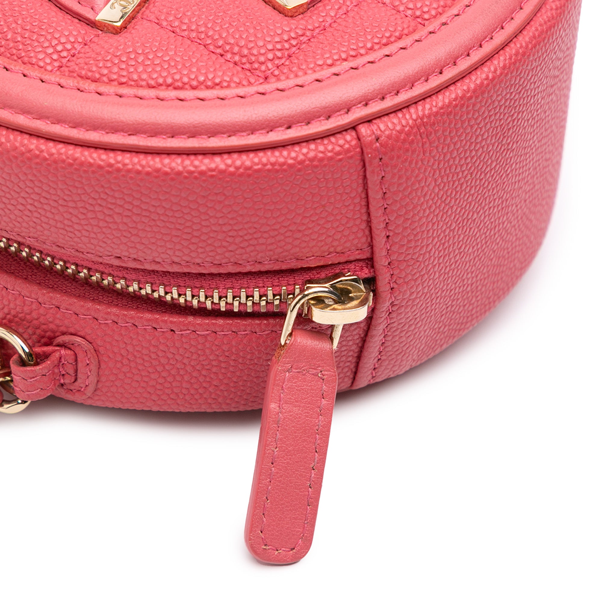 Caviar CC Filigree Round Crossbody