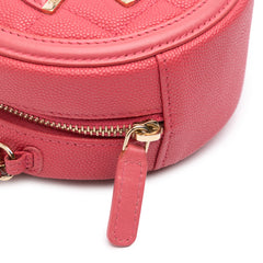 Caviar CC Filigree Round Crossbody