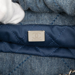 Mini Denim Studded 22 Handbag