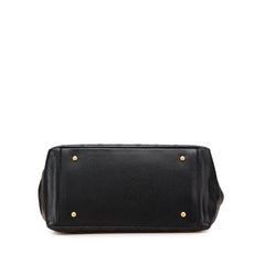 Grand Quilted Caviar Timeless Shopping Tote