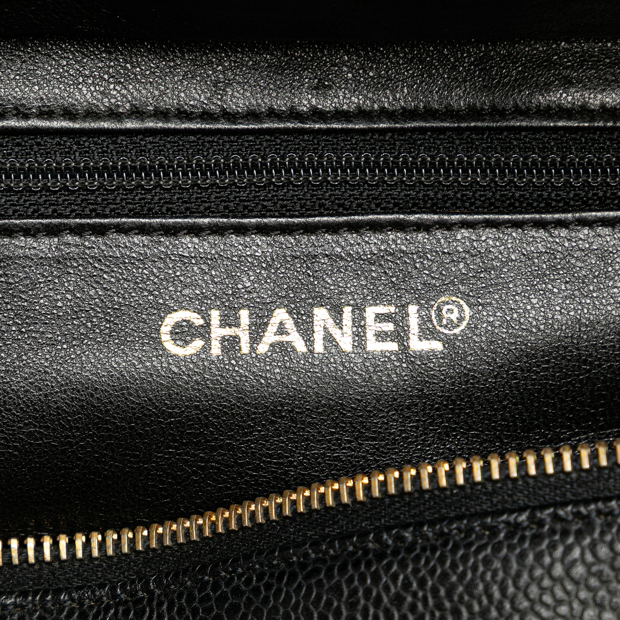 Grand Quilted Caviar Timeless Shopping Tote
