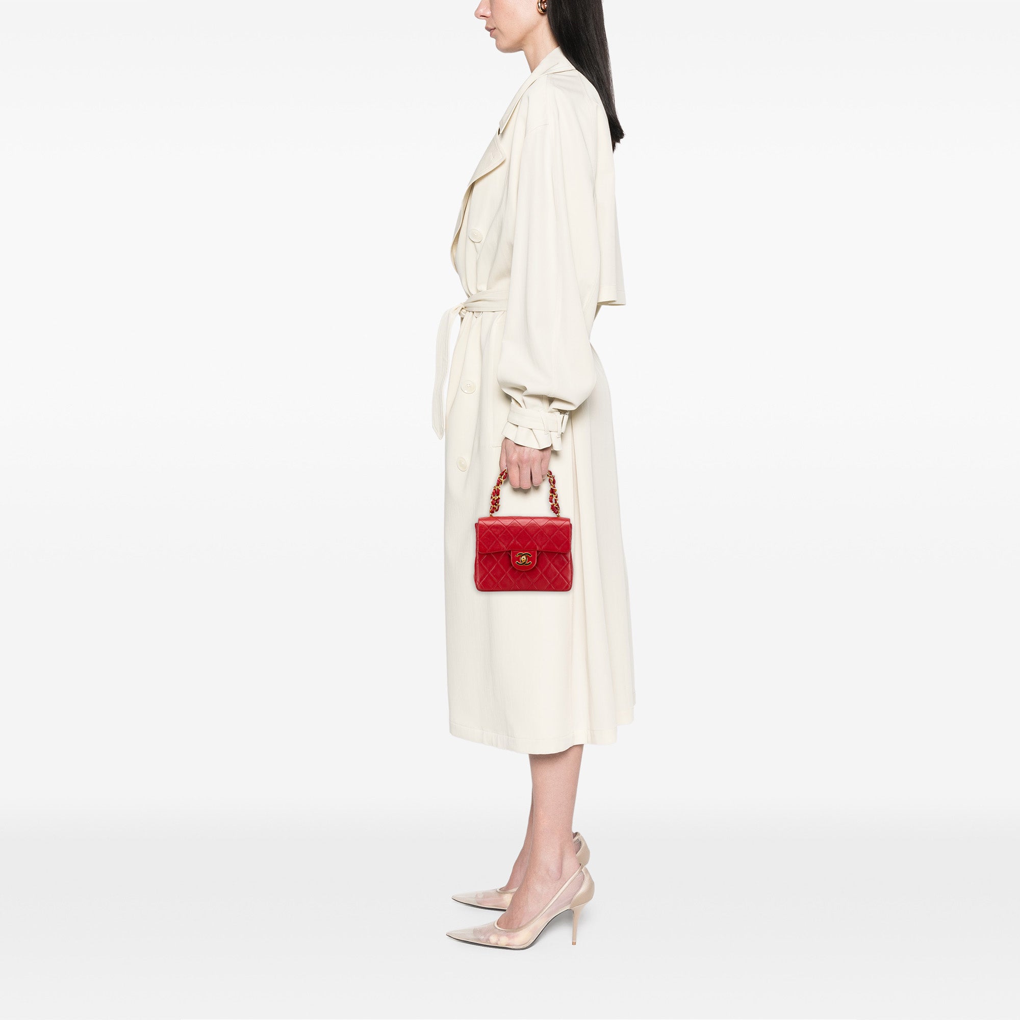 Micro Classic Lambskin Belt Bag