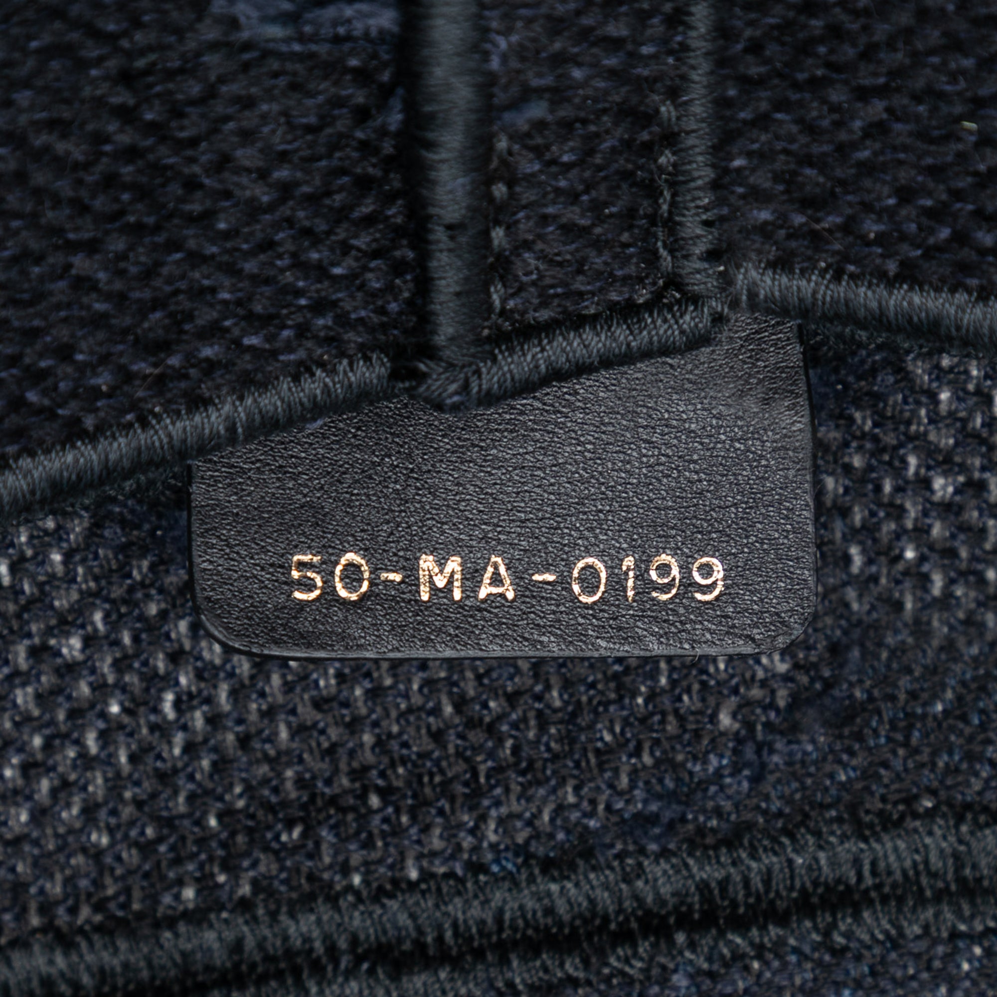 Camouflage Embroidered Canvas Saddle Bag