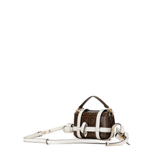 Mini Zucca Glazed Fabric Cage Baguette Satchel