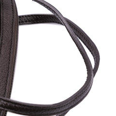 Mini Leather Web Dome Satchel