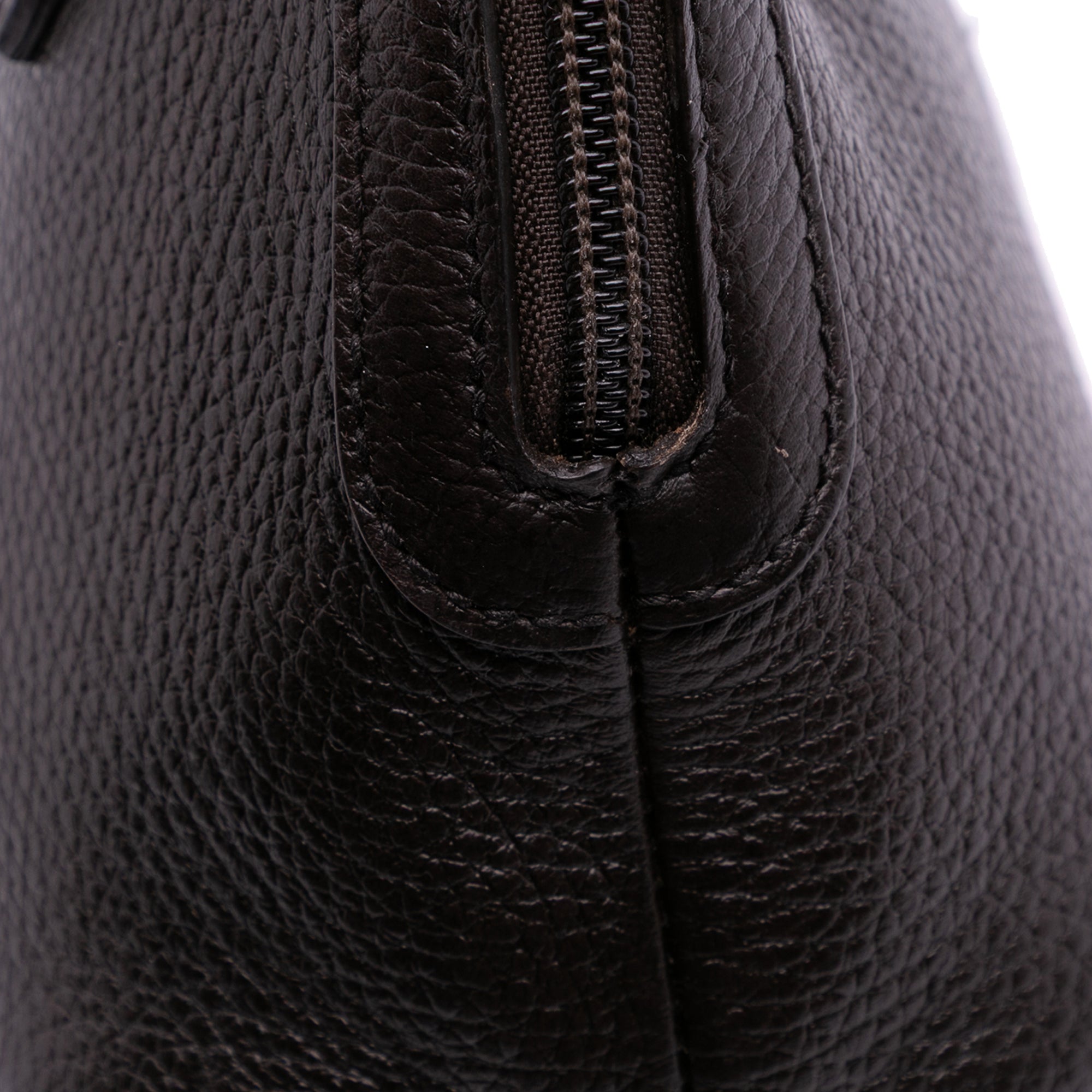 Mini Leather Web Dome Satchel