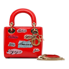 Mini Calfskin Sequin Embellished Lady Dior