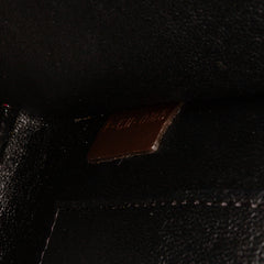 Nano Tricolor Leather Luggage Tote