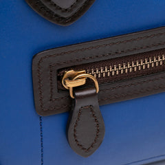 Nano Tricolor Leather Luggage Tote