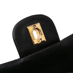 Medium Classic Lambskin Double Flap