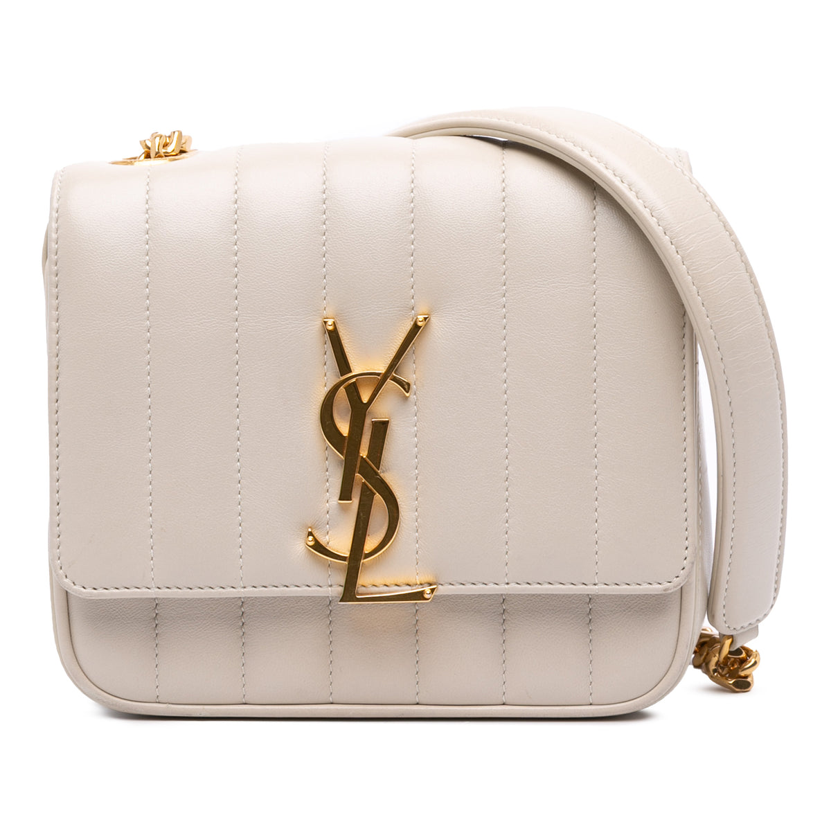 Small Lambskin Monogram Vicky Chain Bag