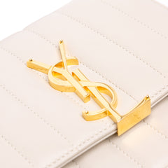 Small Lambskin Monogram Vicky Chain Bag