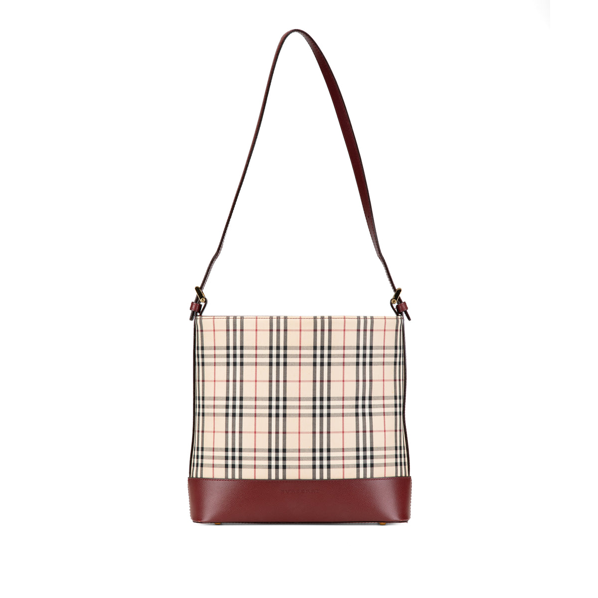House Check Canvas Shoulder Bag