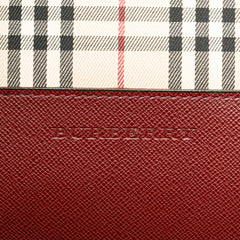 House Check Canvas Shoulder Bag