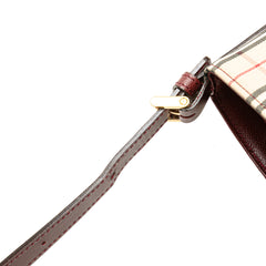 House Check Canvas Shoulder Bag