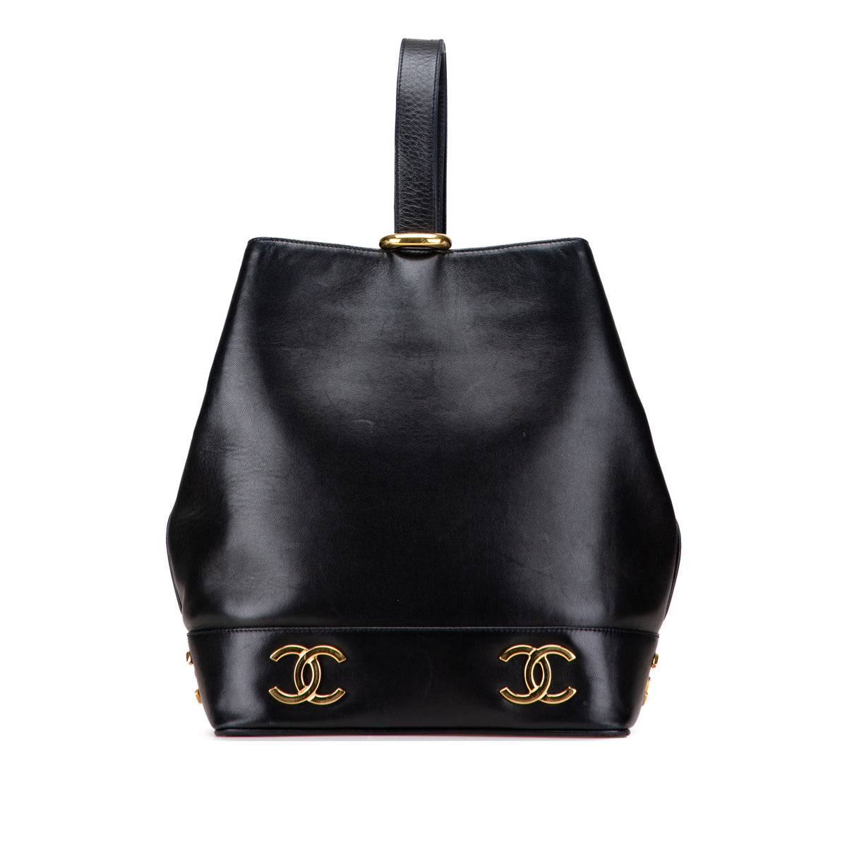 Triple CC Lambskin Bucket