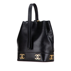 Triple CC Lambskin Bucket