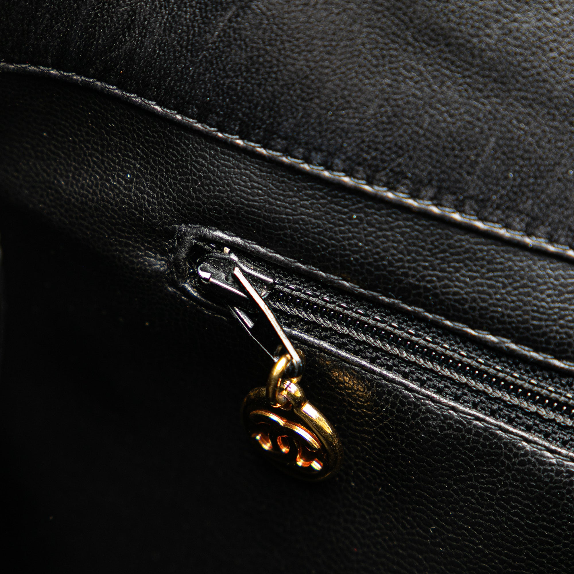 Triple CC Lambskin Bucket