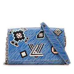 Epi Denim Twist Azteque Wallet on Chain