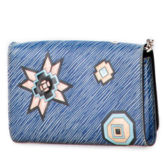 Epi Denim Twist Azteque Wallet on Chain