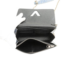 Epi Denim Twist Azteque Wallet on Chain