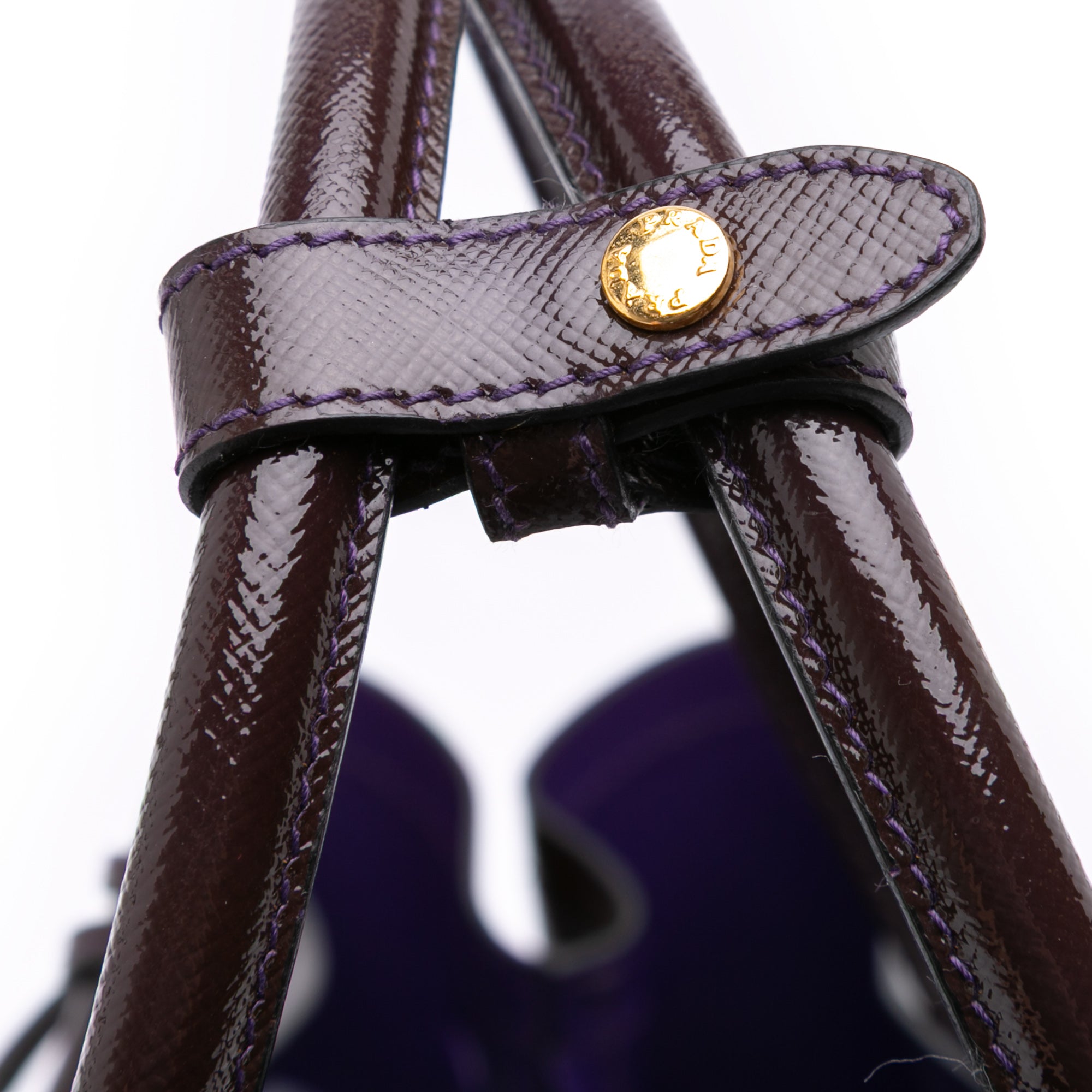 Large Saffiano Vernice Double Satchel