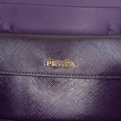 Large Saffiano Vernice Double Satchel
