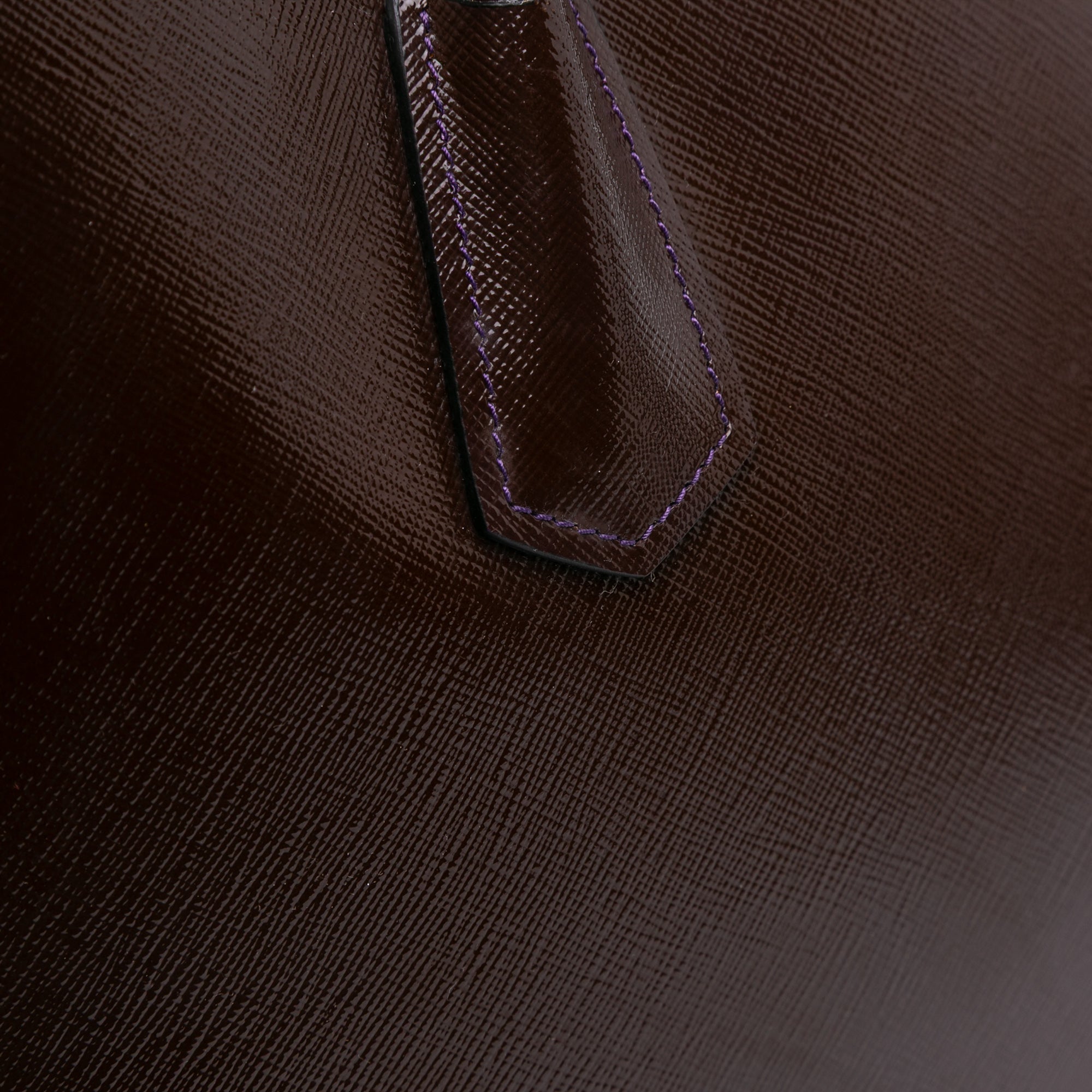 Large Saffiano Vernice Double Satchel