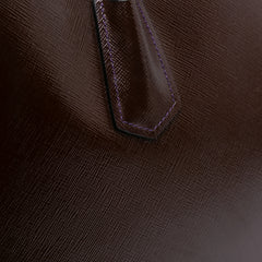 Large Saffiano Vernice Double Satchel