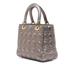 Medium Lambskin Cannage Lady Dior