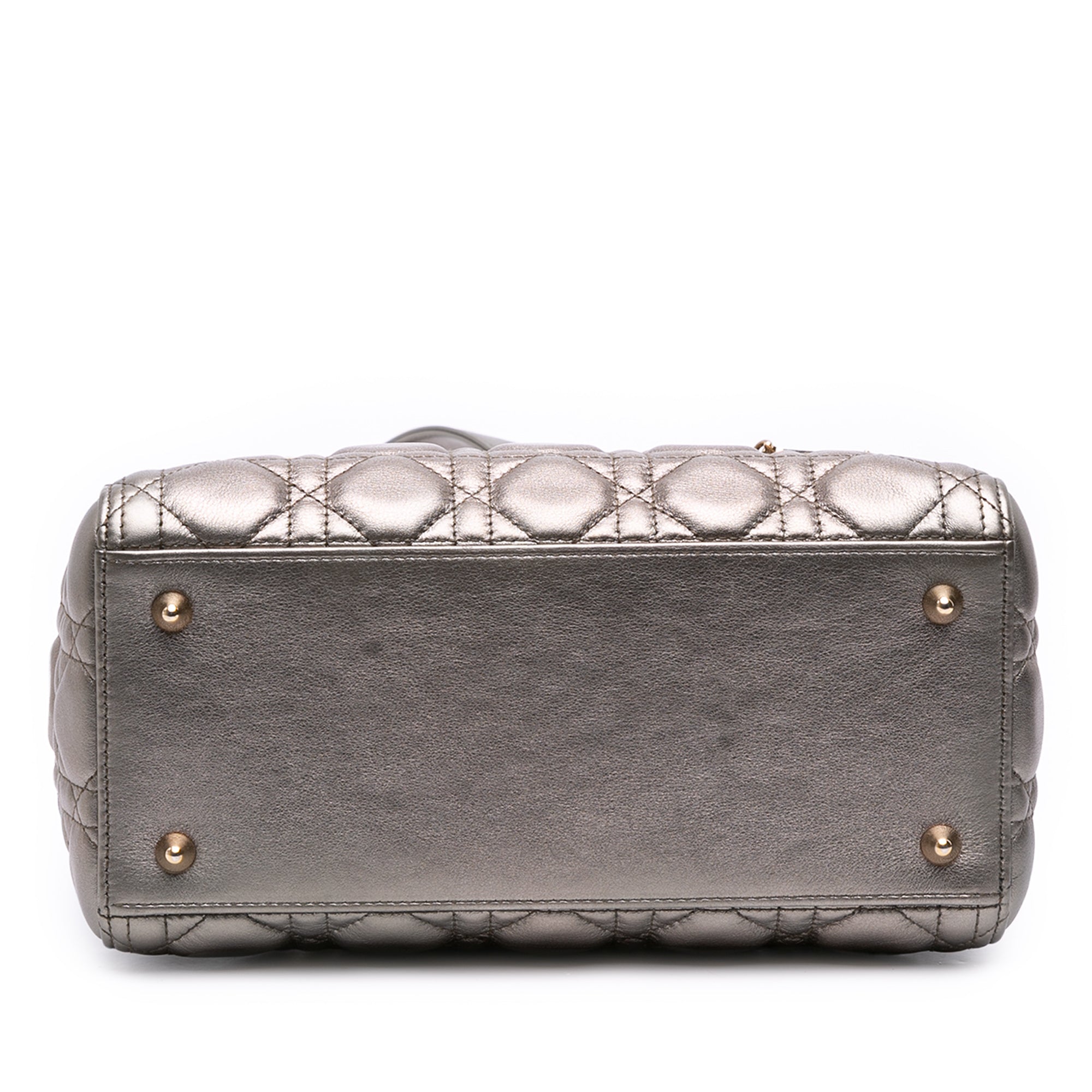 Medium Lambskin Cannage Lady Dior