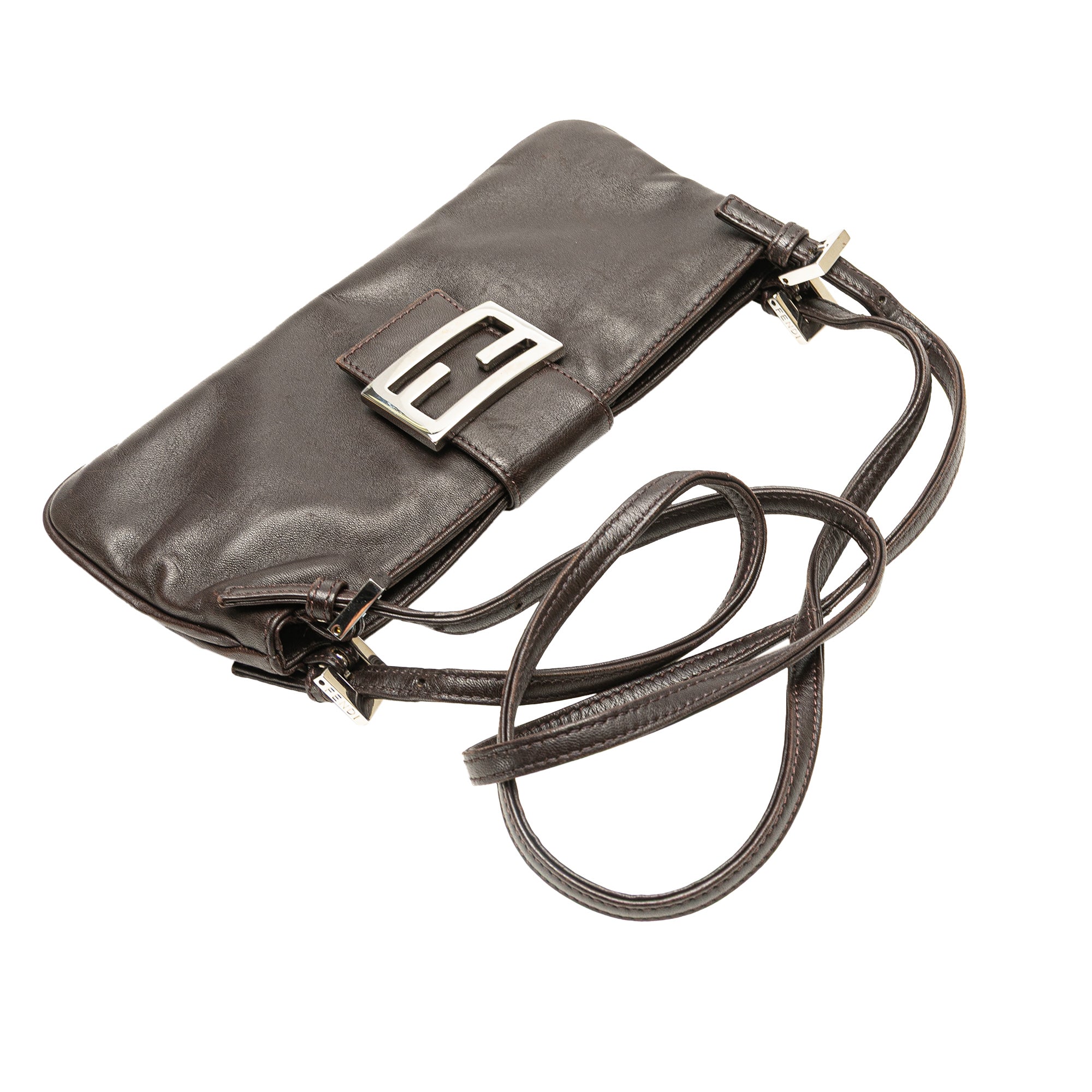 Leather FF Shoulder Bag