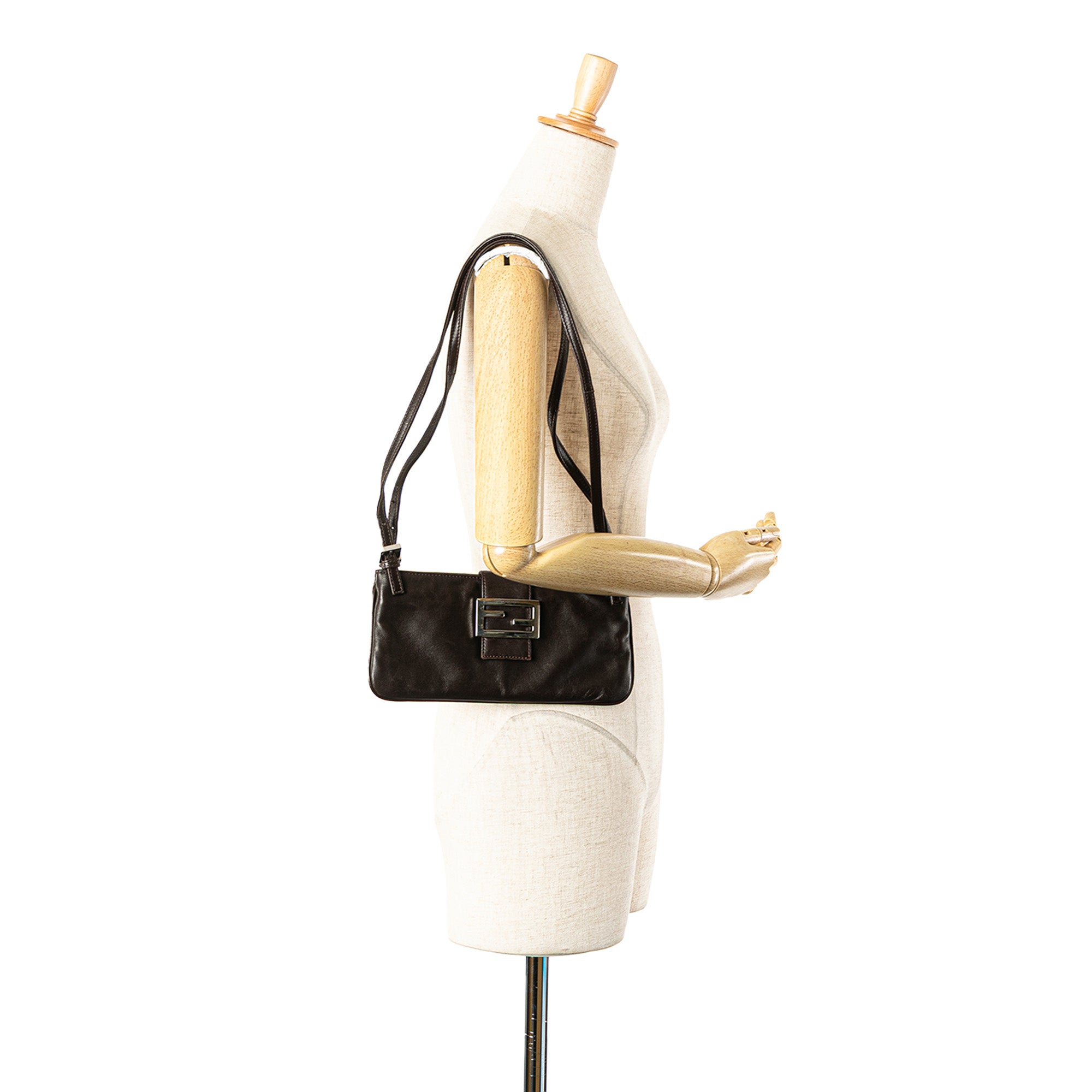 Leather FF Shoulder Bag