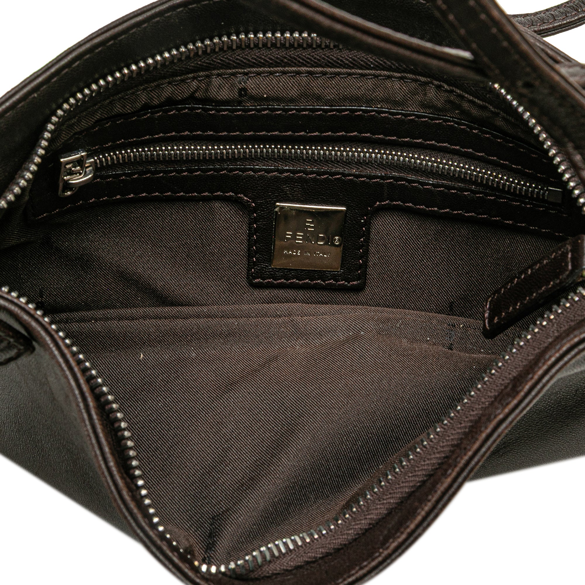 Leather FF Shoulder Bag