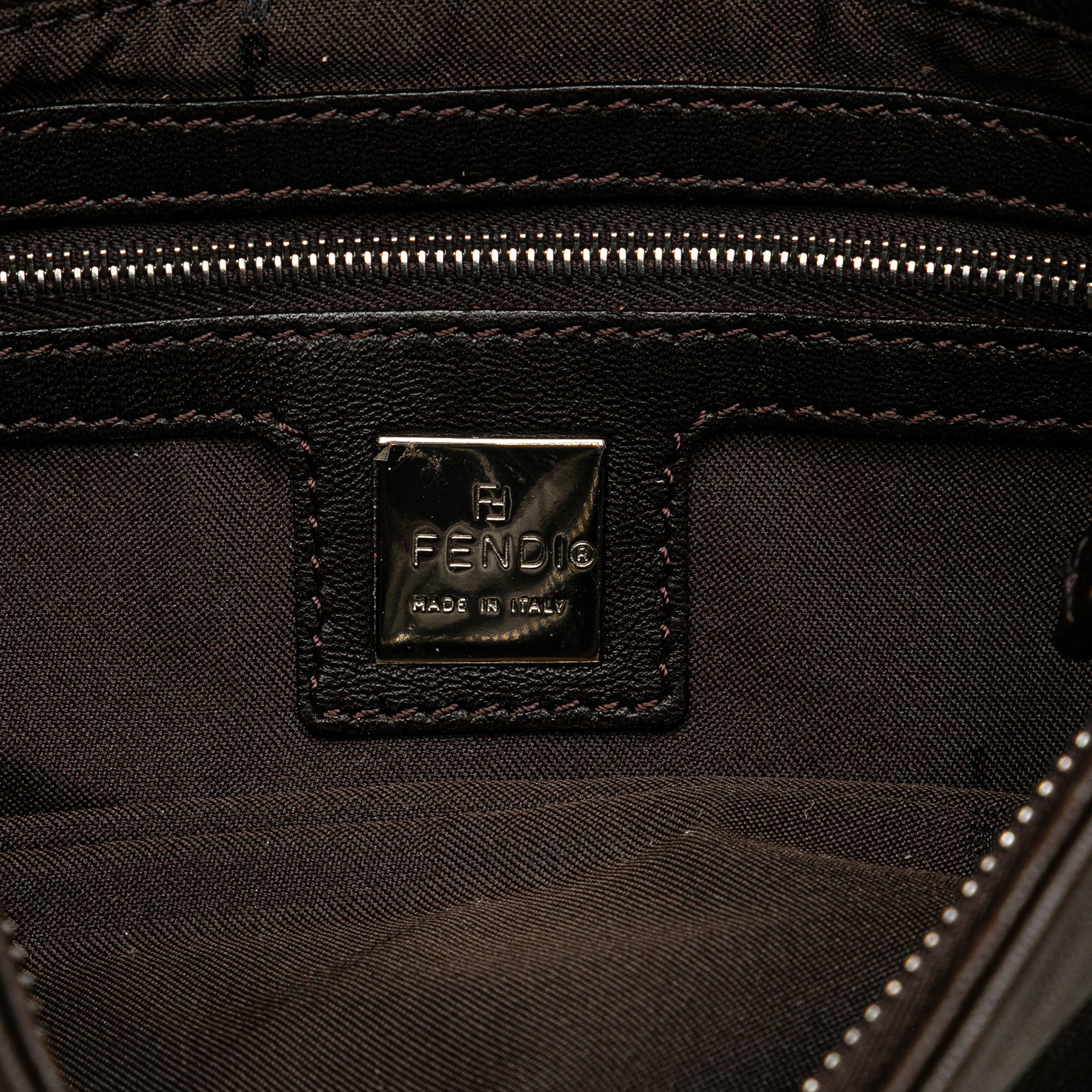 Leather FF Shoulder Bag