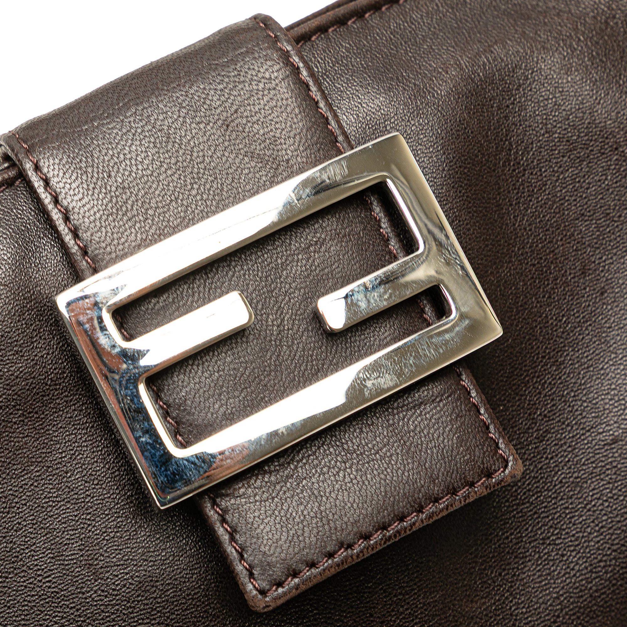 Leather FF Shoulder Bag