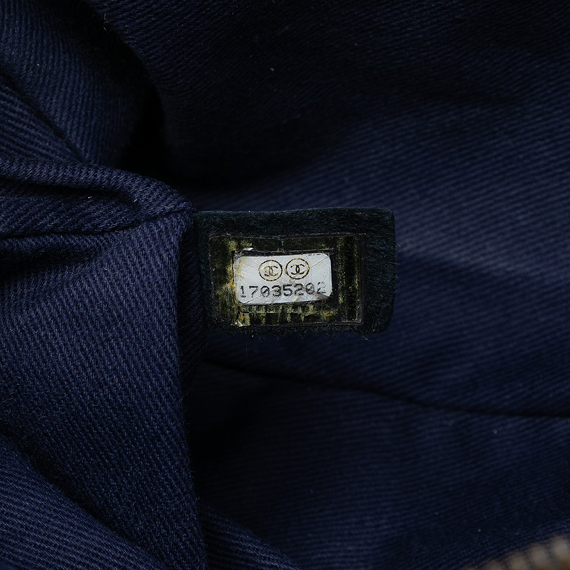 Large Quilted Iridescent Calfskin Shiva Flap