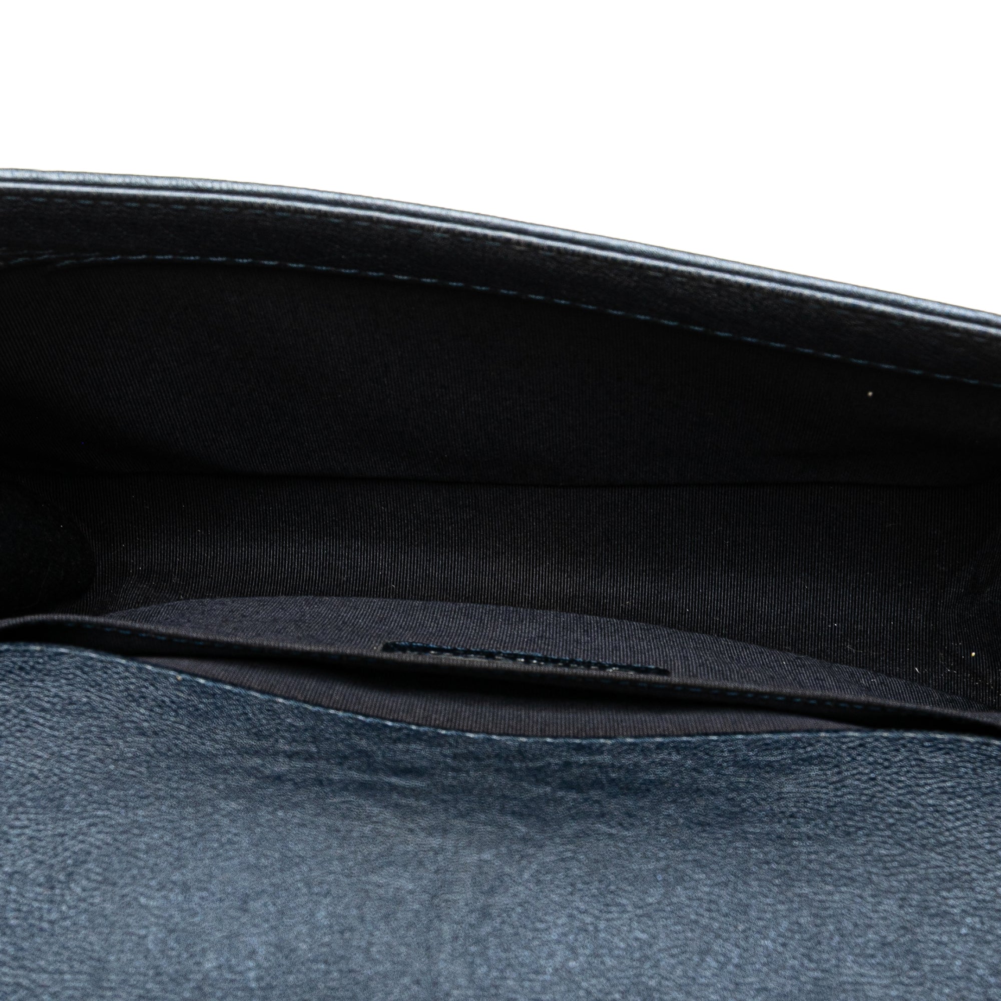 Old Medium Quilted Lambskin Boy Flap