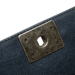 Old Medium Quilted Lambskin Boy Flap