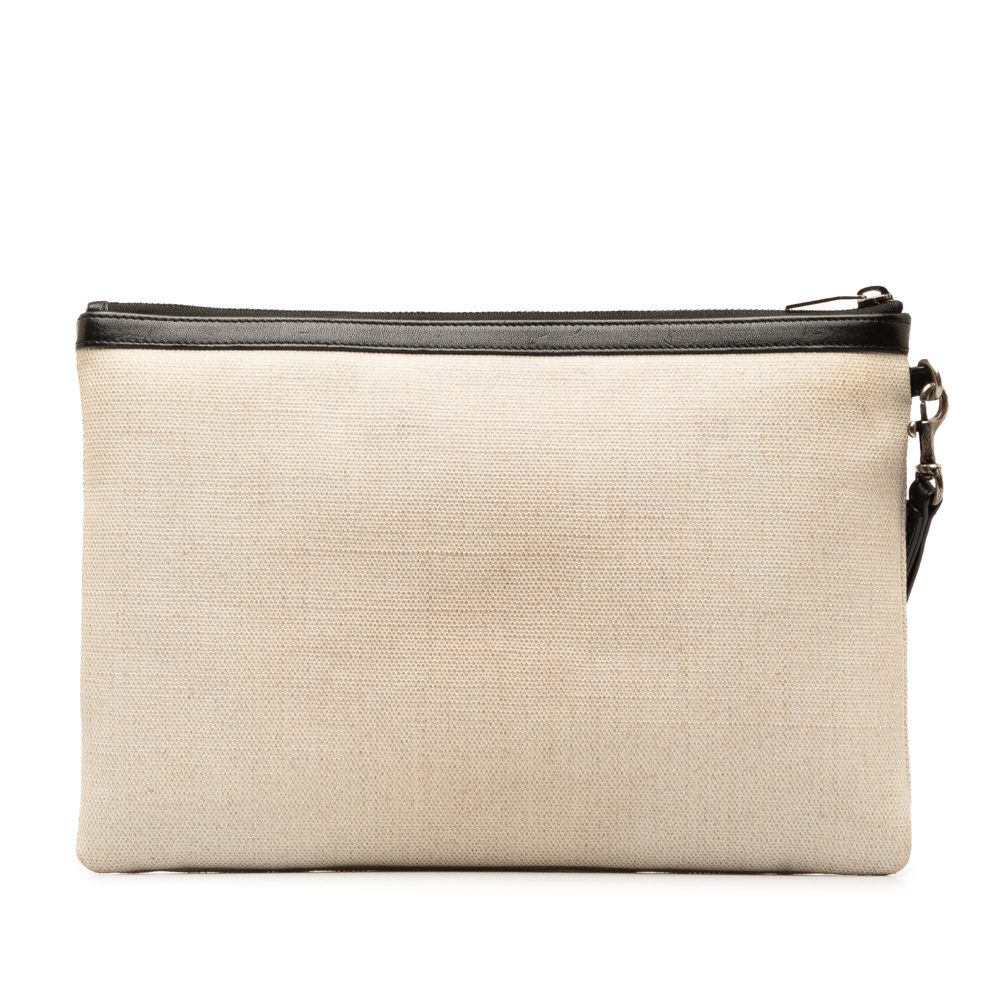 Canvas Rive Gauche Wristlet Clutch_2