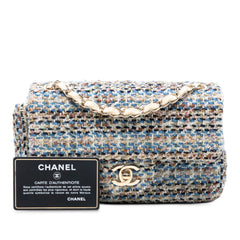 Mini Rectangular Classic Tweed Single Flap
