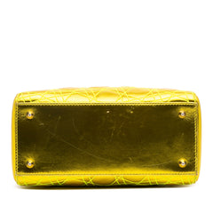 Anselm Reyle Medium Metallic Lambskin Cannage Lady Dior