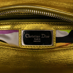 Anselm Reyle Medium Metallic Lambskin Cannage Lady Dior