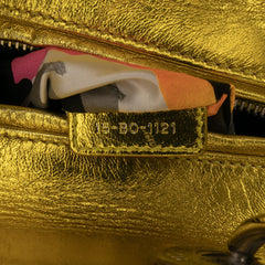 Anselm Reyle Medium Metallic Lambskin Cannage Lady Dior