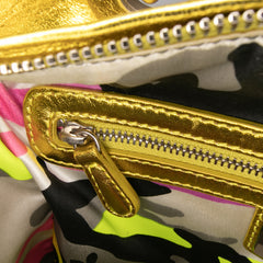 Anselm Reyle Medium Metallic Lambskin Cannage Lady Dior