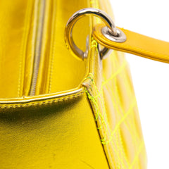 Anselm Reyle Medium Metallic Lambskin Cannage Lady Dior