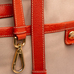 Cinghiale Trimmed Canapa Top Handle Bag