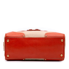 Cinghiale Trimmed Canapa Top Handle Bag
