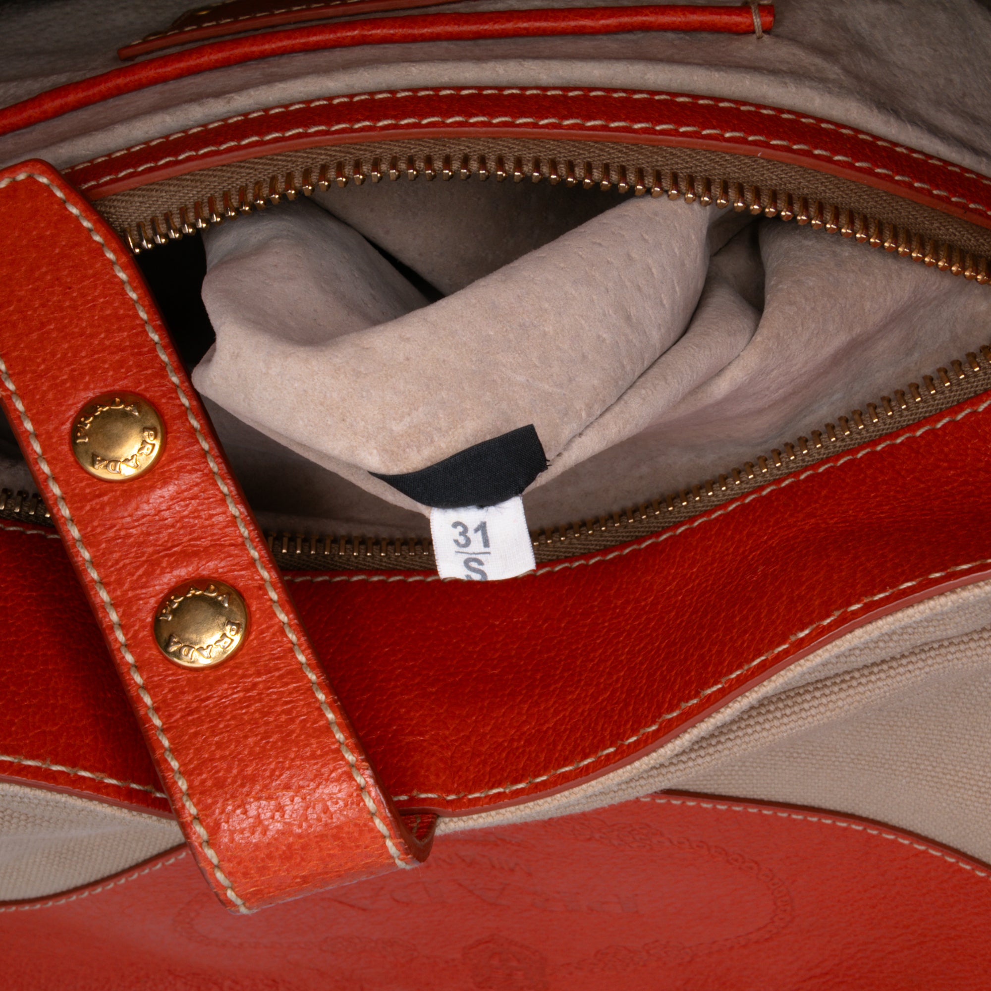 Cinghiale Trimmed Canapa Top Handle Bag